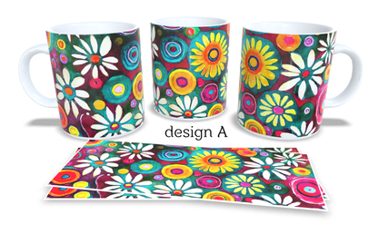 Colourfull Coffee and Tea Mug. Coffee Cup. Tea Mug. 