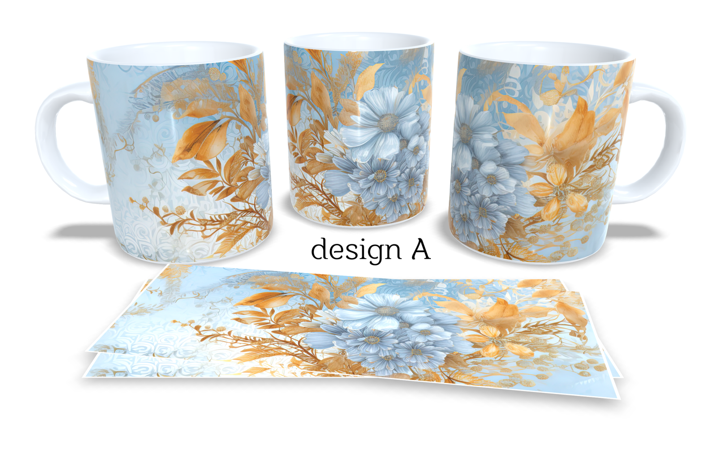 Colourfull Coffee and Tea Mug. Coffee Cup. Tea Mug. Abstract colourfull floral and lace. Full colour sublimated #272