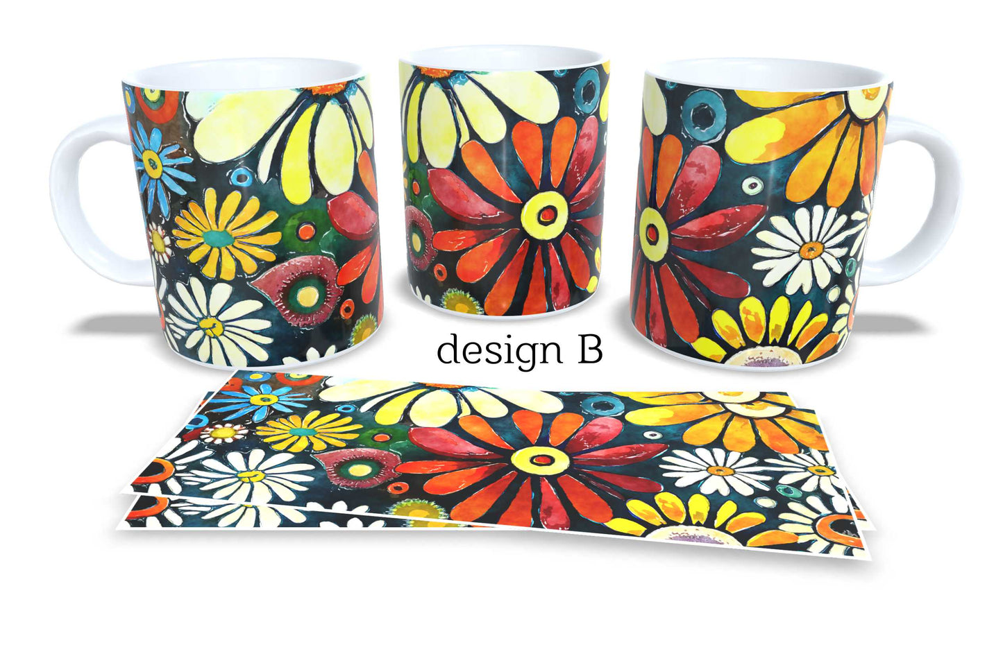 Set of 2 Coffee and Tea Mugs.