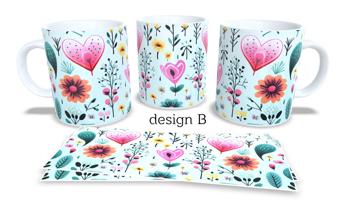 Set of 2 Coffee and Tea Mugs.