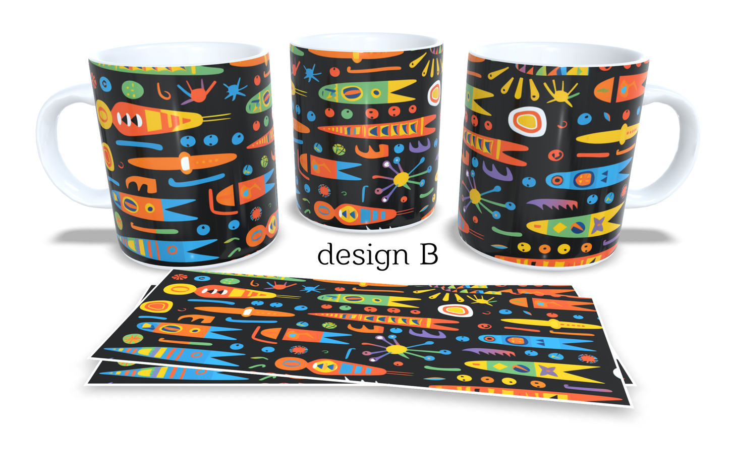 Colourfull Coffee and Tea Mug. Coffee Cup. Tea Mug. 