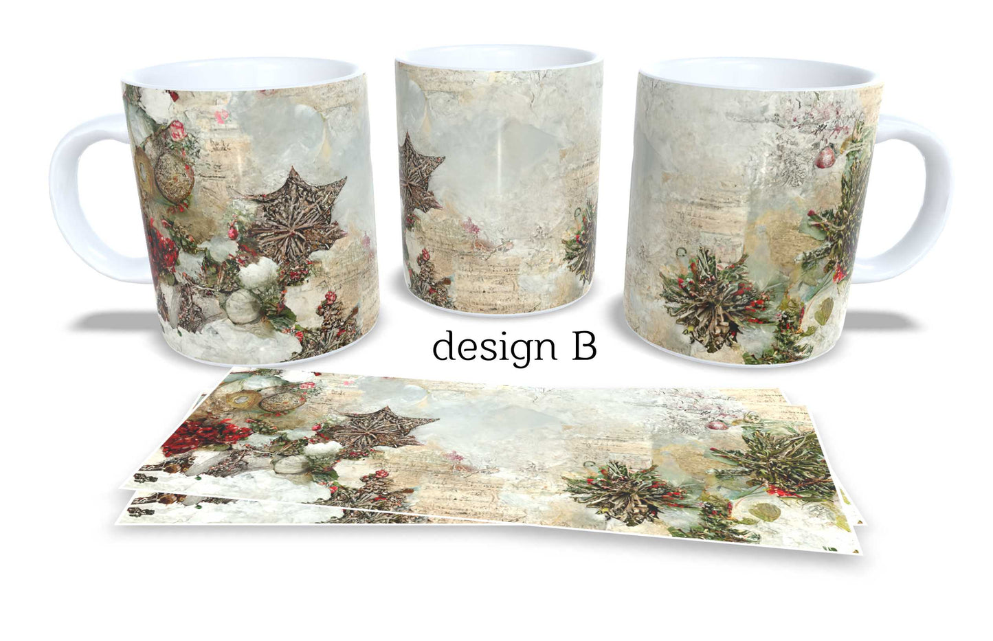  Set of 2 Coffee and Tea Mugs. 