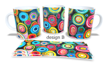 Colourfull Coffee and Tea Mug. Coffee Cup. Tea Mug. 