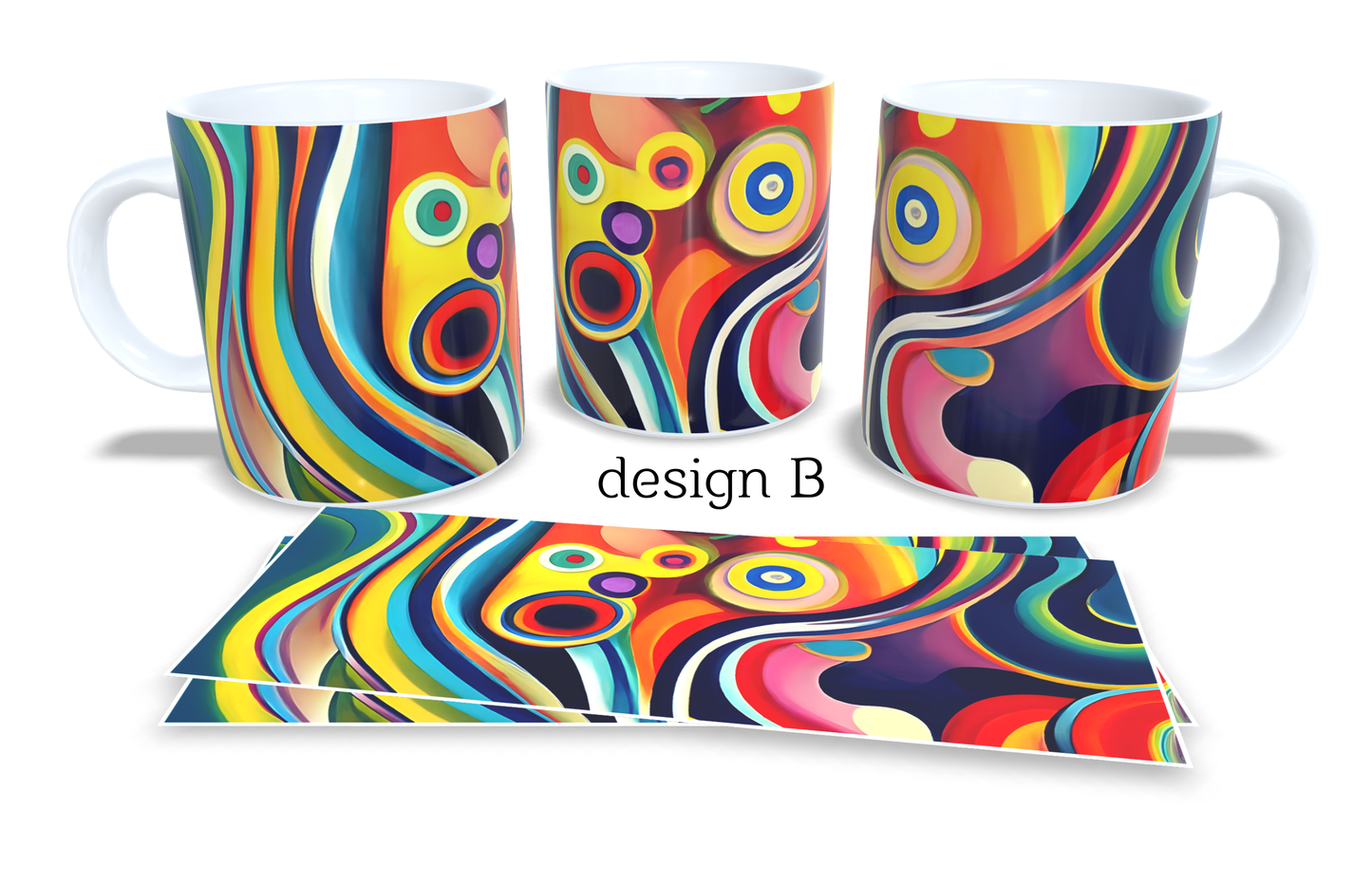 Colourfull Coffee and Tea Mug. Coffee Cup. Tea Mug. 