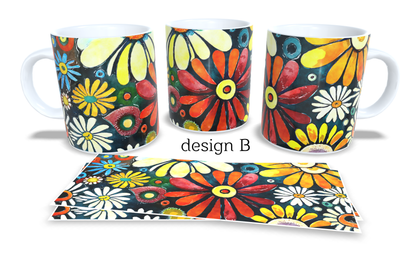 Colourfull Coffee and Tea Mug. Coffee Cup. Tea Mug. 