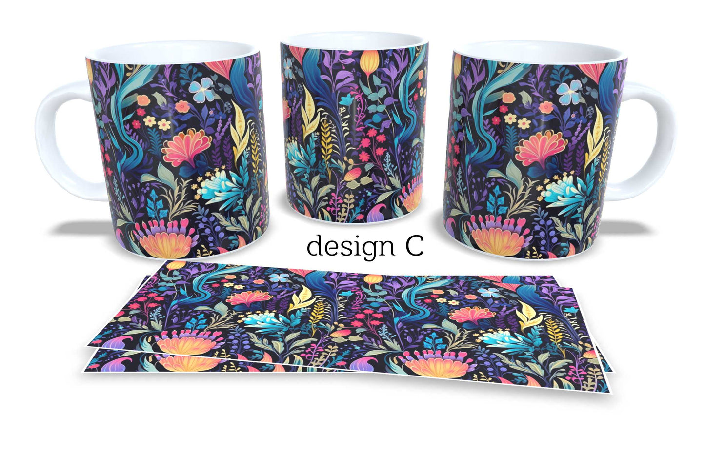 Set of 2 Coffee and Tea Mugs.