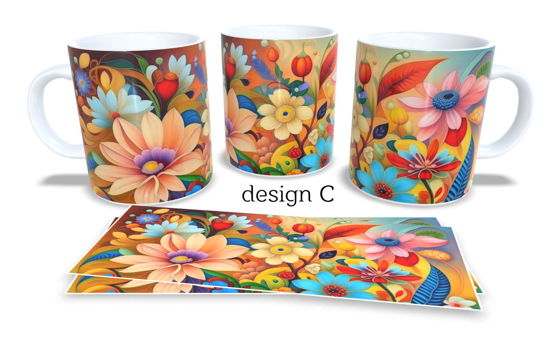 Colourfull Coffee and Tea Mug. Coffee Cup. Tea Mug. 