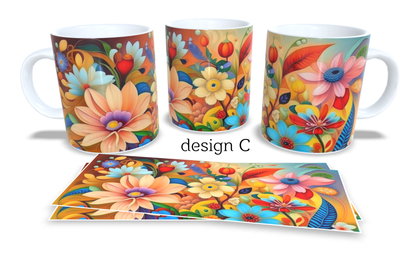 Colourfull Coffee and Tea Mug. Coffee Cup. Tea Mug. 