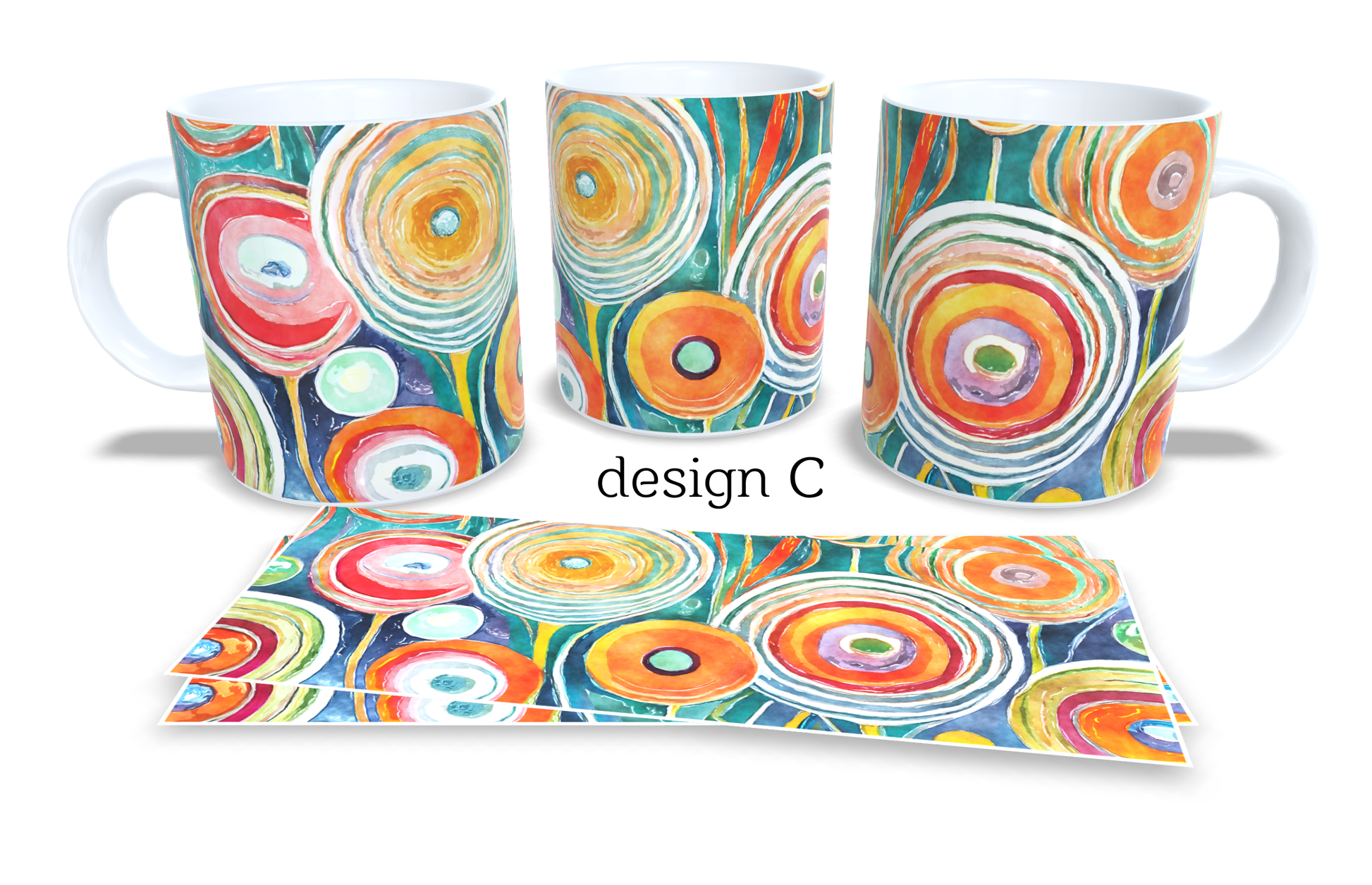 Colourfull Coffee and Tea Mug. Coffee Cup. Tea Mug. 