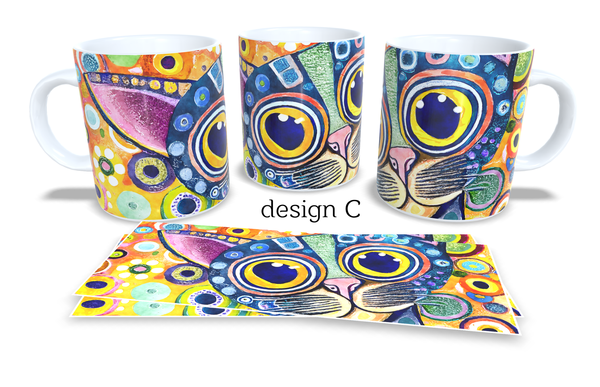 Colourfull Coffee and Tea Mug. Coffee Cup. Tea Mug. 