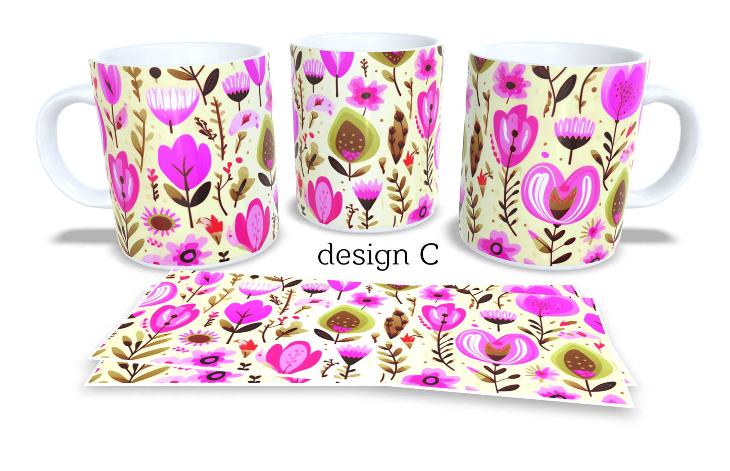 Set of 2 Coffee and Tea Mugs.