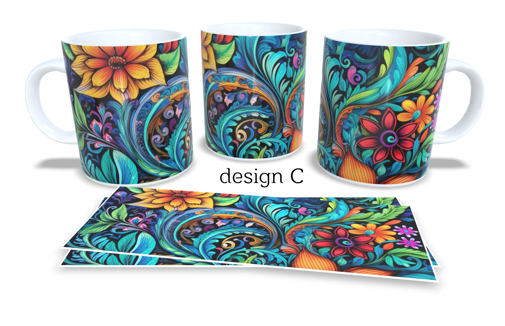 Colourfull Coffee and Tea Mug. Coffee Cup. Tea Mug. 