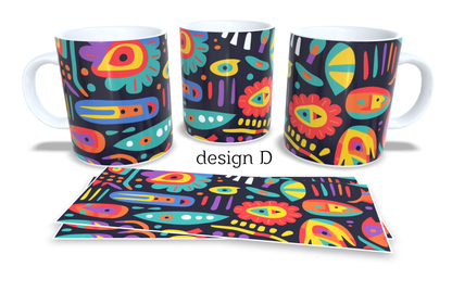 Colourfull Coffee and Tea Mug. Coffee Cup. Tea Mug. 