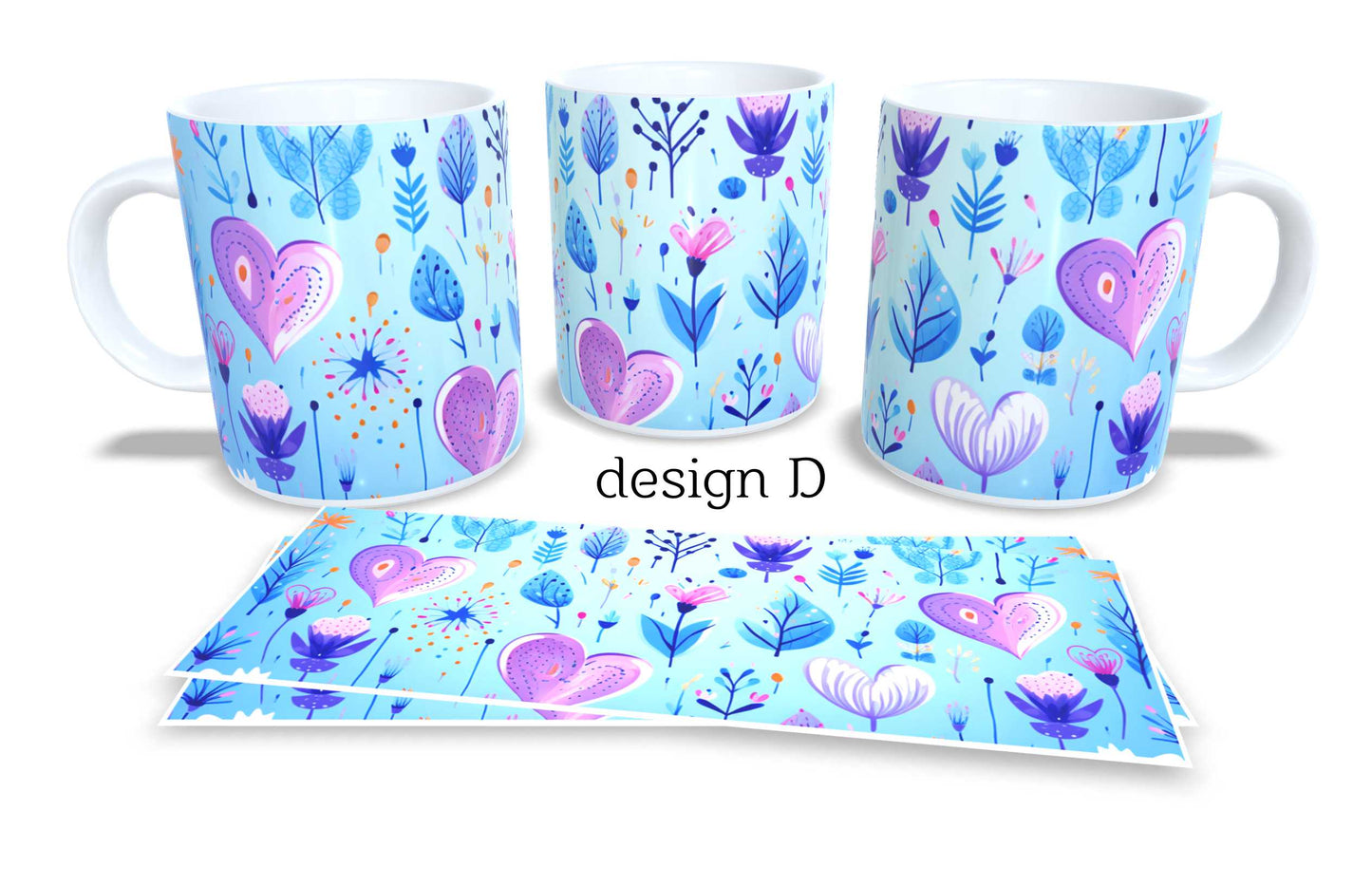 Set of 2 Coffee and Tea Mugs.