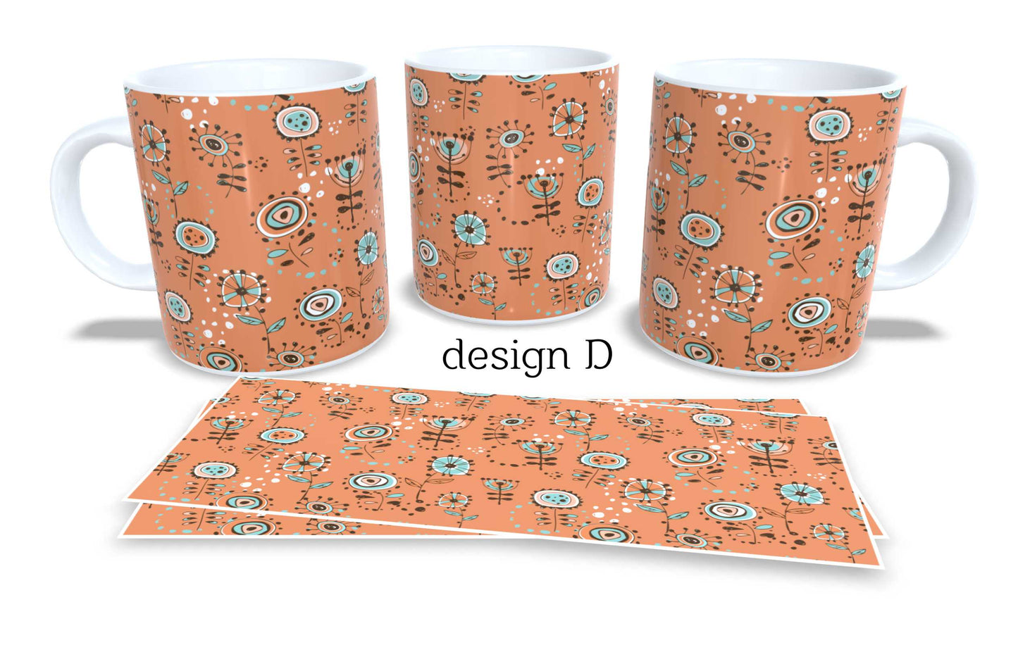 Set of 2 Coffee and Tea Mugs.