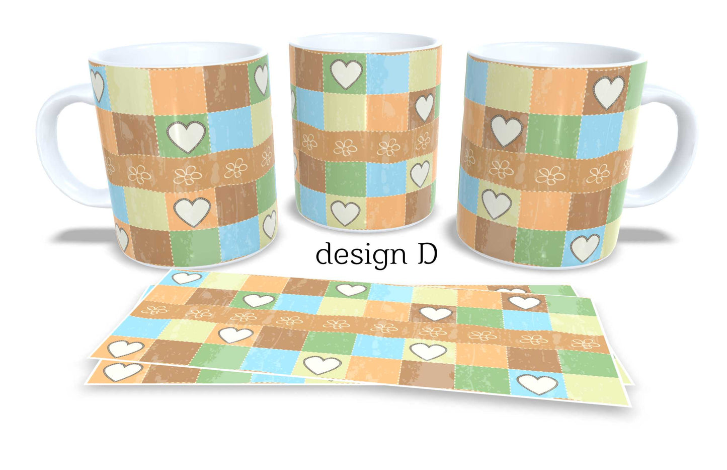 Set of 2 Coffee and Tea Mugs.