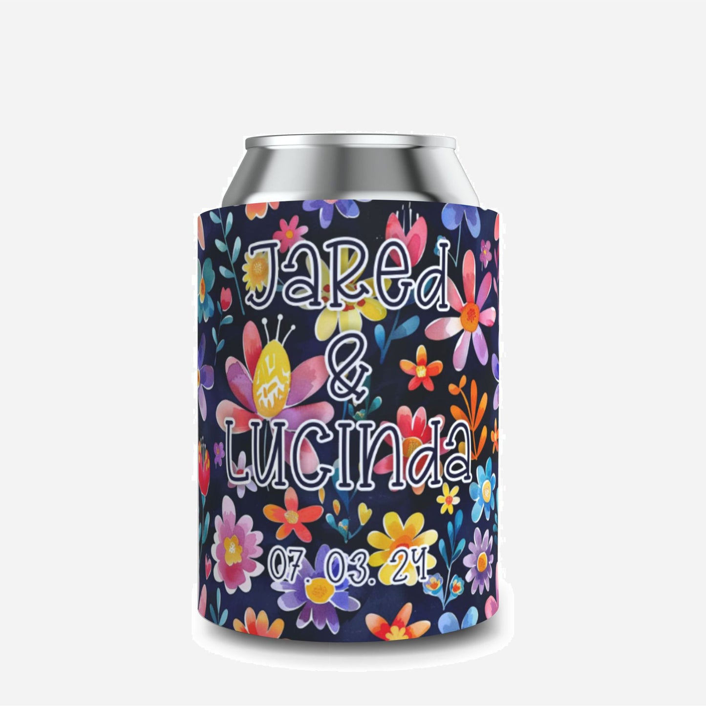  Full Colour Wedding Stubby Holder 