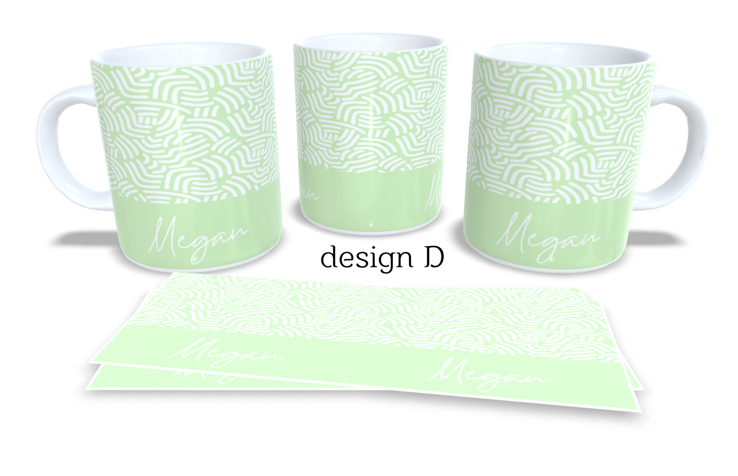 #231 Personalized Colourfull Coffee and Tea Mug. Coffee Cup. Tea Mug. Abstract shapes. Full colour sublimated