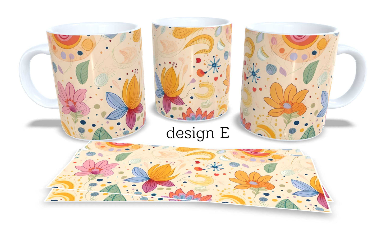 Set of 2 Coffee and Tea Mugs.