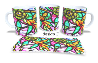 Colourfull Coffee and Tea Mug. Coffee Cup. Tea Mug. 