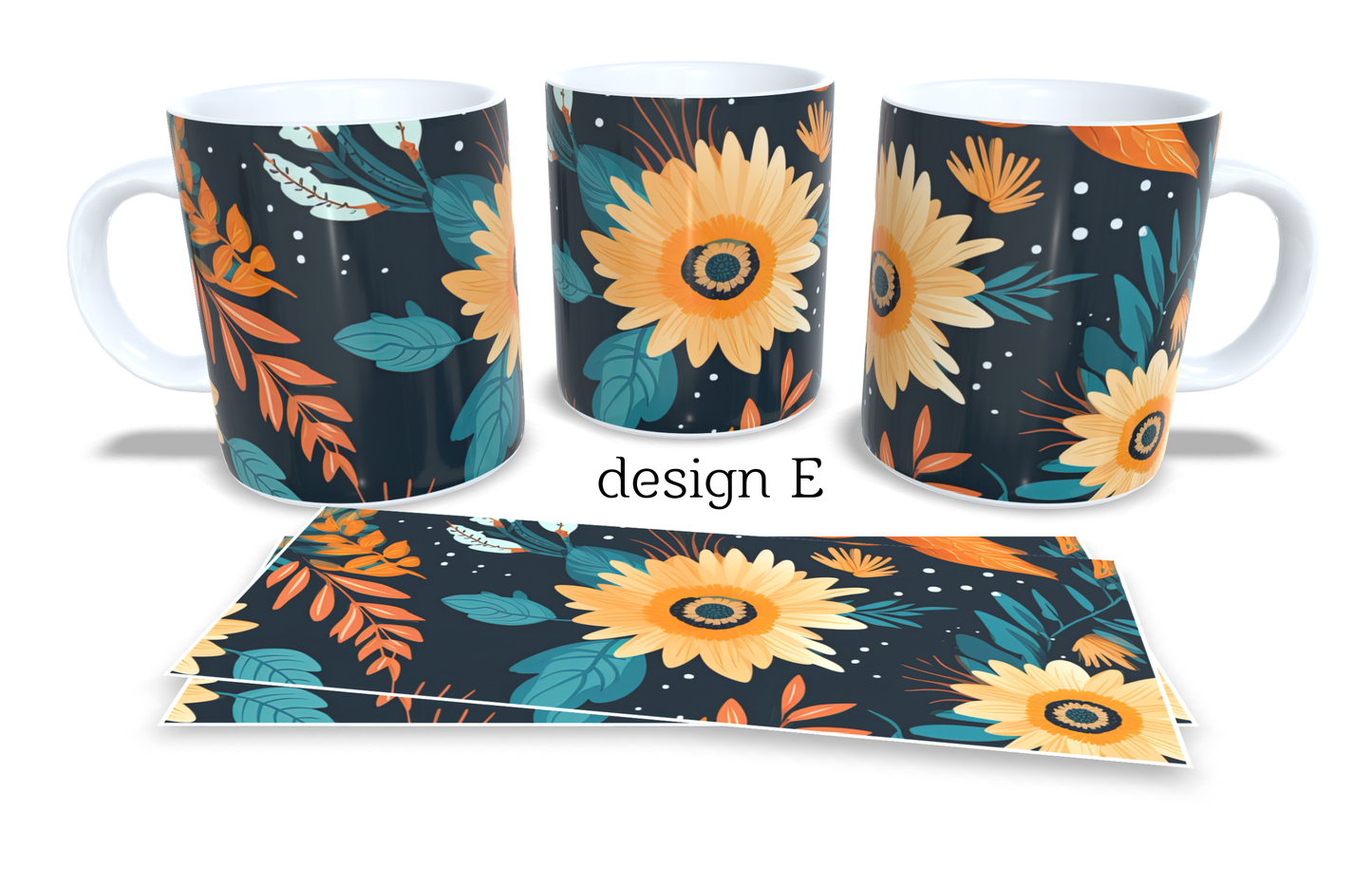 Colourfull Coffee and Tea Mug. Coffee Cup. Tea Mug. Vintage boho. Full colour sublimated #283