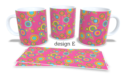 Colourfull Coffee and Tea Mug. Coffee Cup. Tea Mug. 