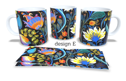 Colourfull Coffee and Tea Mug. Coffee Cup. Tea Mug. 