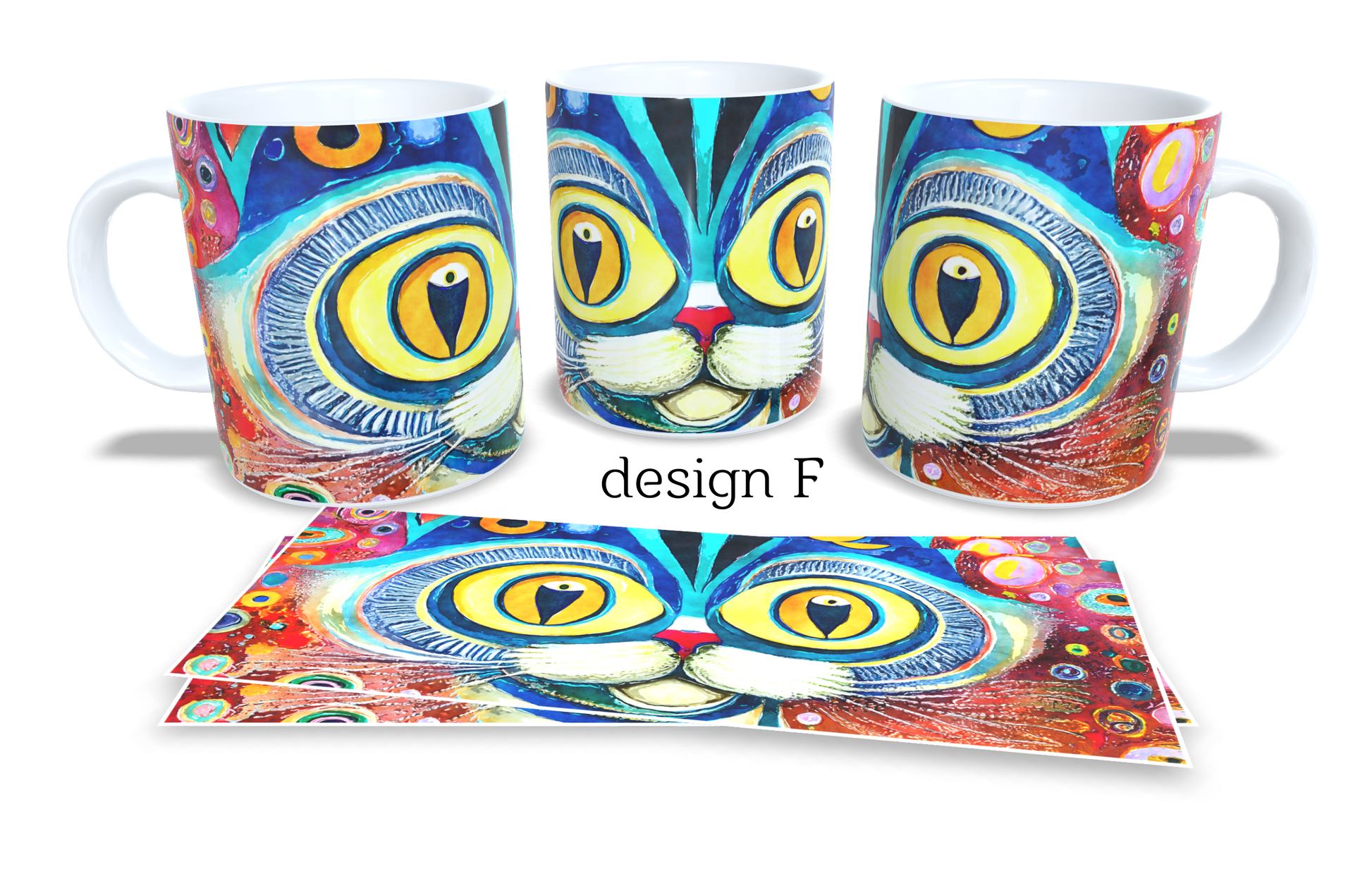 Colourfull Coffee and Tea Mug. Coffee Cup. Tea Mug. 