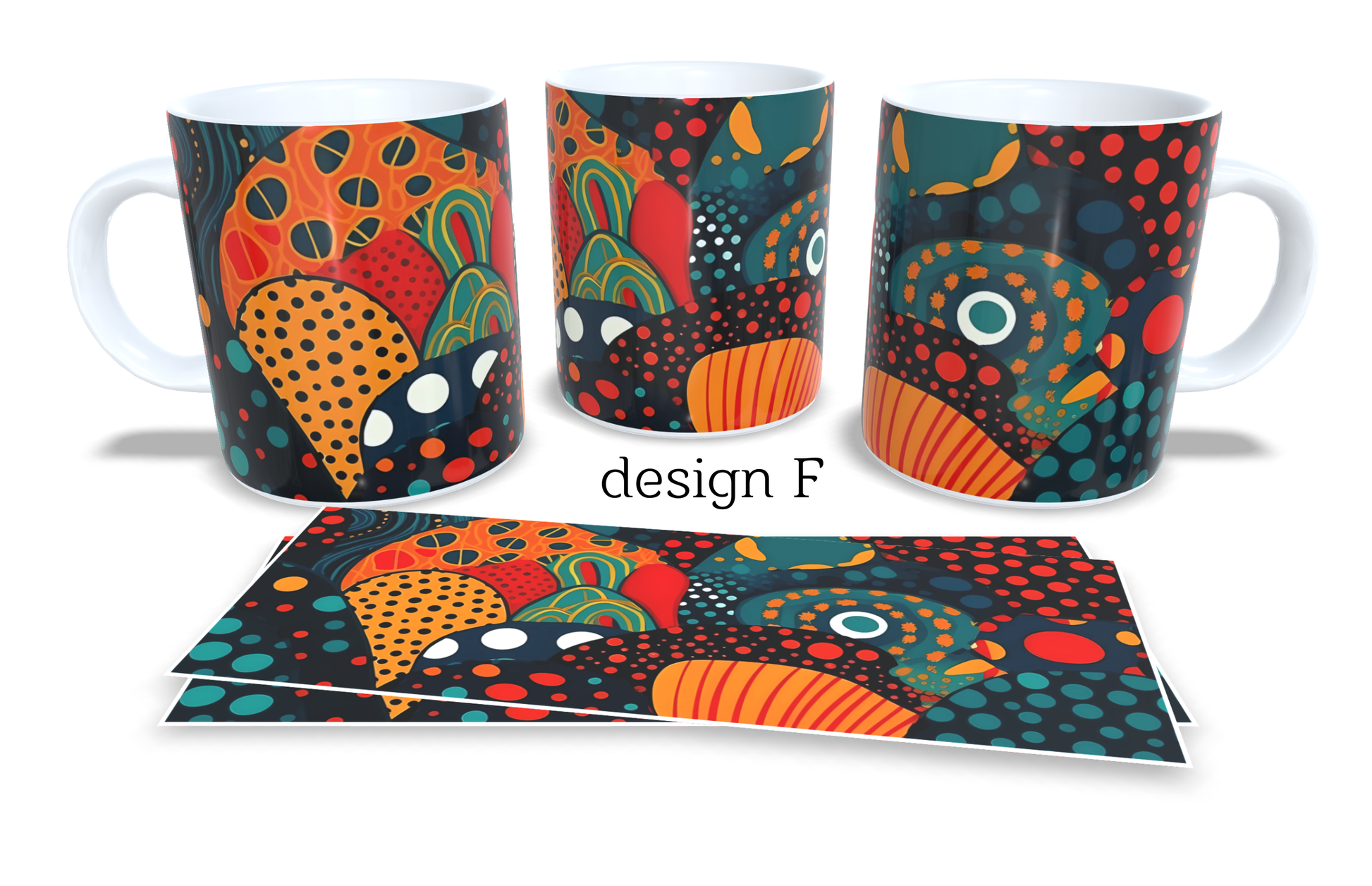 Colourfull Coffee and Tea Mug. Coffee Cup. Tea Mug. 