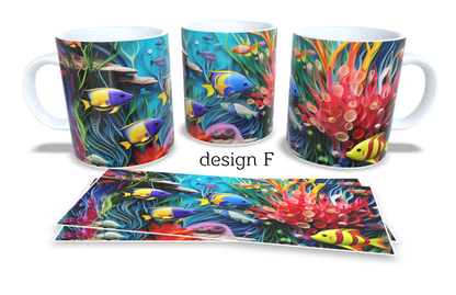 Colourfull Coffee and Tea Mug. Coffee Cup. Tea Mug. 