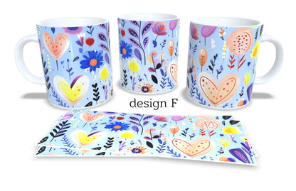 Set of 2 Coffee and Tea Mugs.