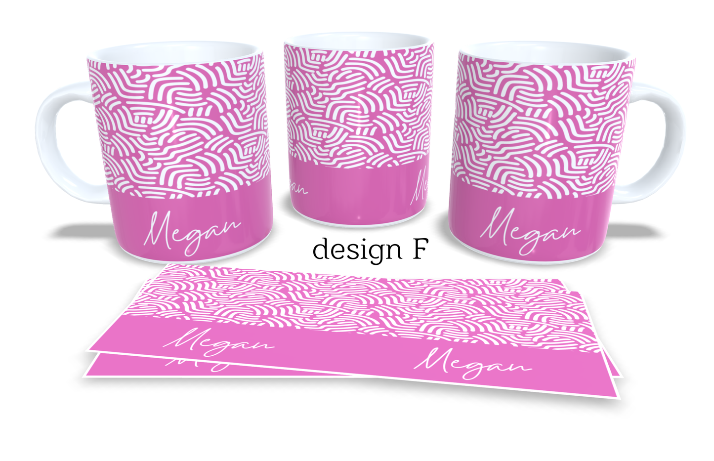 #231 Personalized Colourfull Coffee and Tea Mug. Coffee Cup. Tea Mug. Abstract shapes. Full colour sublimated