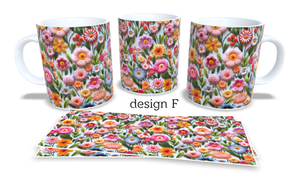 #262 Colourfull Coffee and Tea Mug. Coffee Cup. Tea Mug. Full colour sublimated