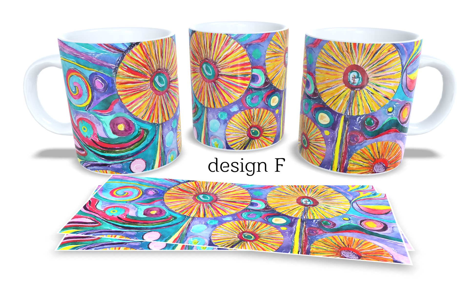 Colourfull Coffee and Tea Mug. Coffee Cup. Tea Mug. 