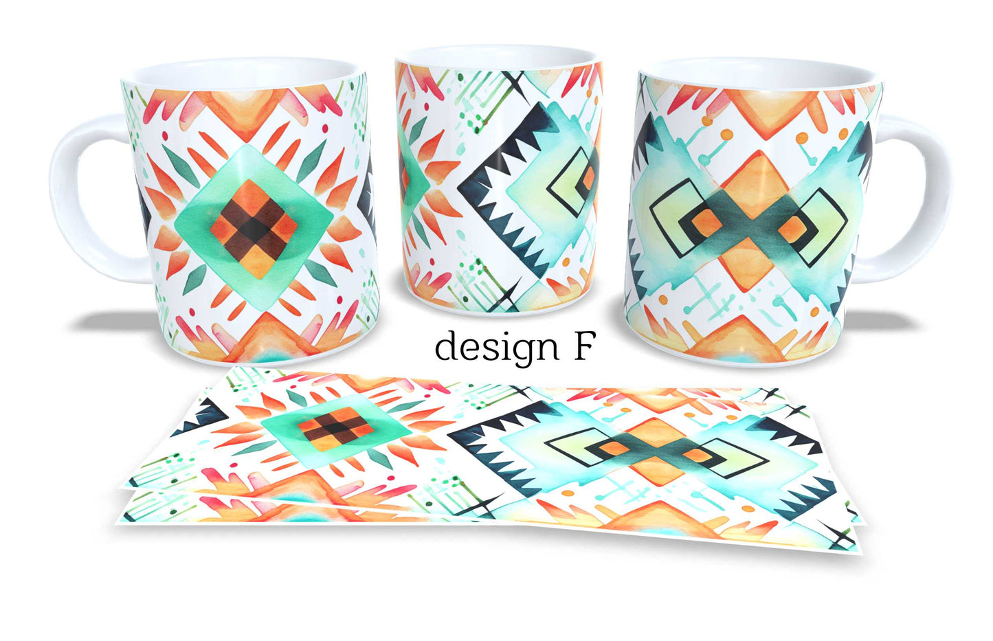 Set of 2 Coffee and Tea Mugs.