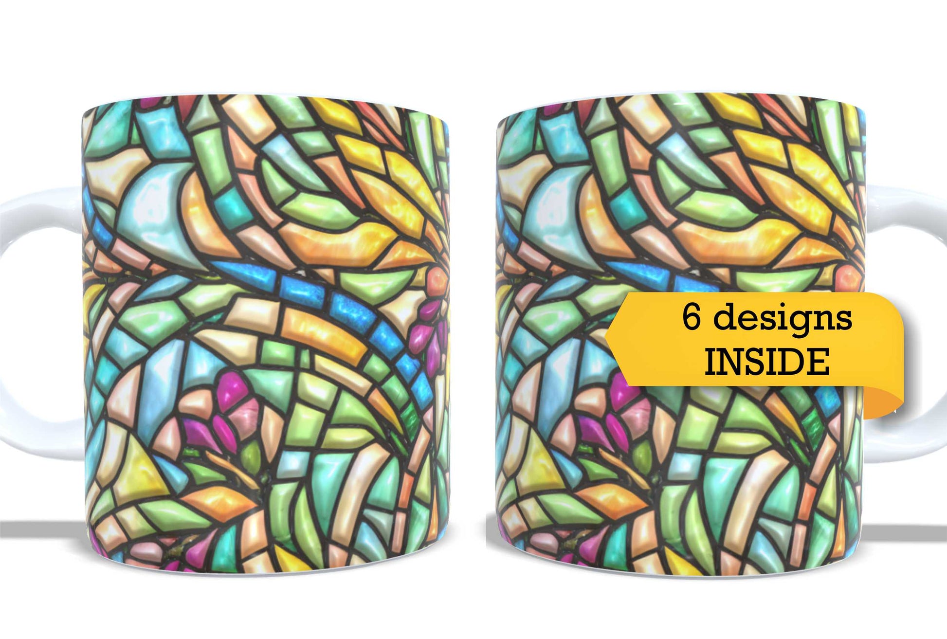 Set of 2 Coffee and Tea Mugs.