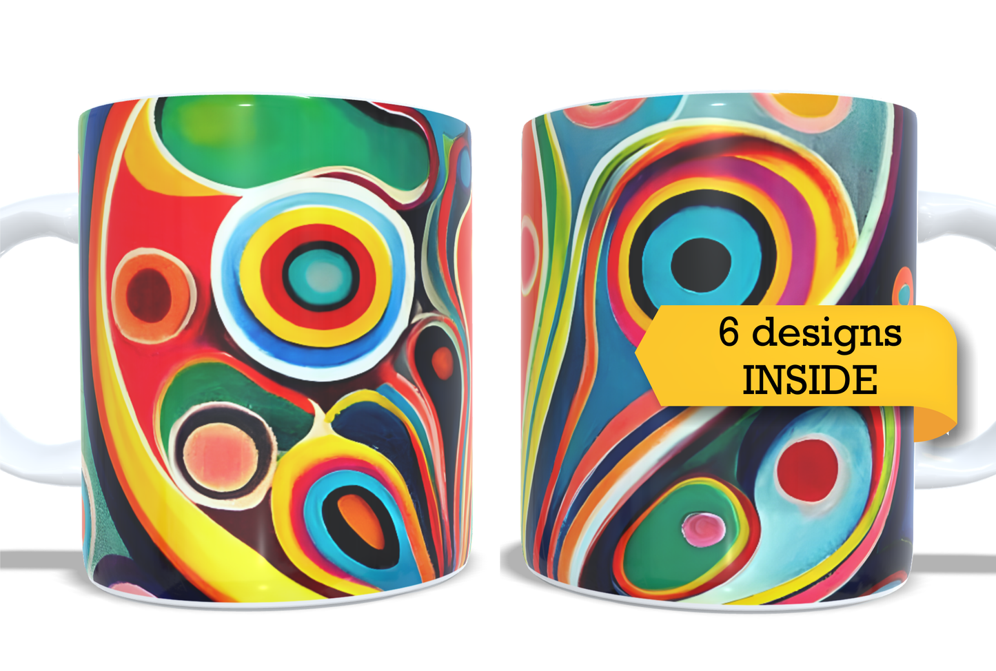 Colourfull Coffee and Tea Mug. Coffee Cup. Tea Mug. 