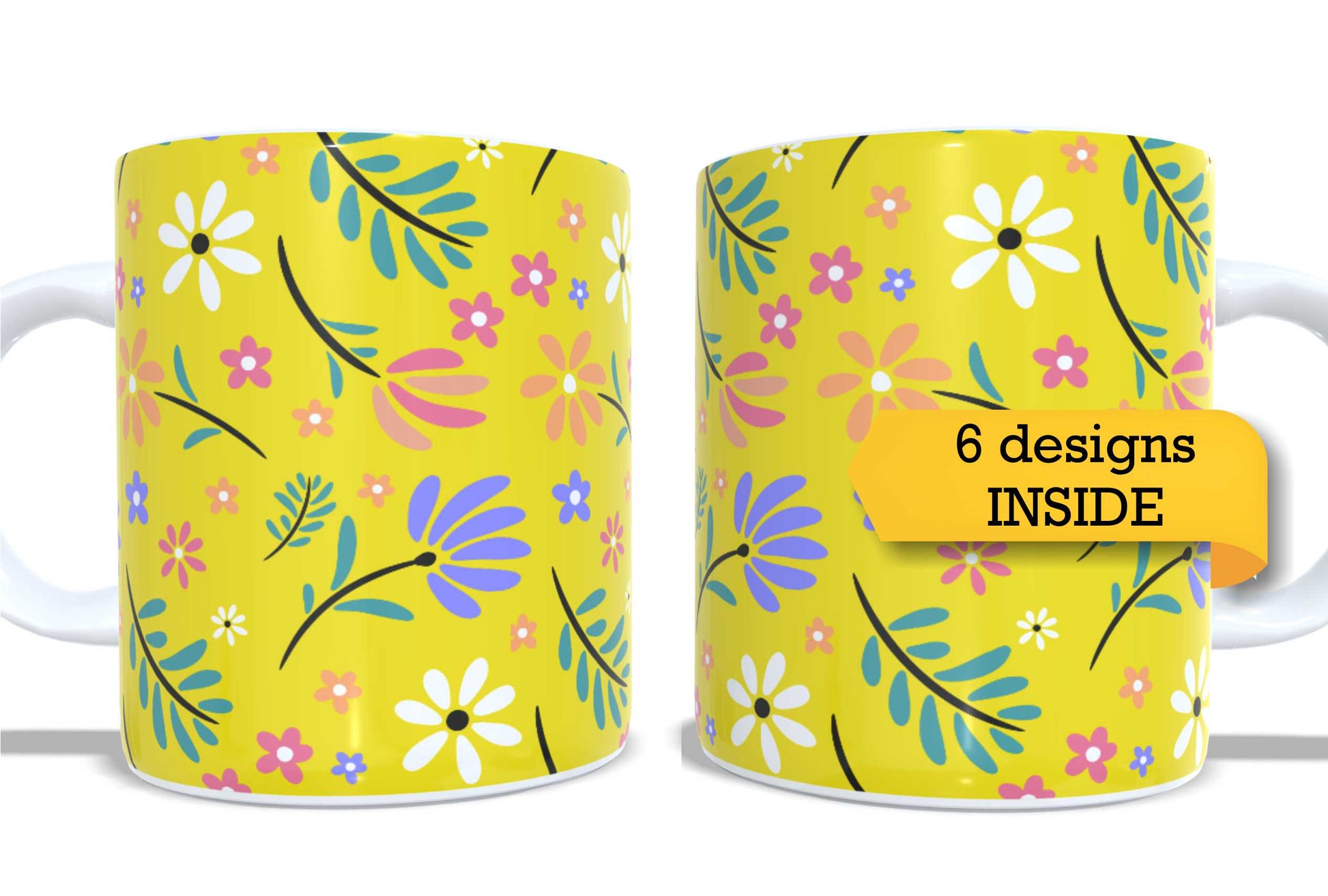 Set of 2 Coffee and Tea Mugs.