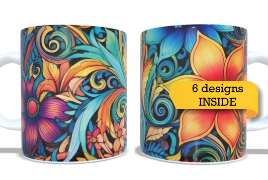 Colourfull Coffee and Tea Mug. Coffee Cup. Tea Mug. 