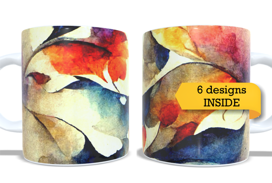 Colourfull Coffee and Tea Mug. Coffee Cup. Tea Mug. 