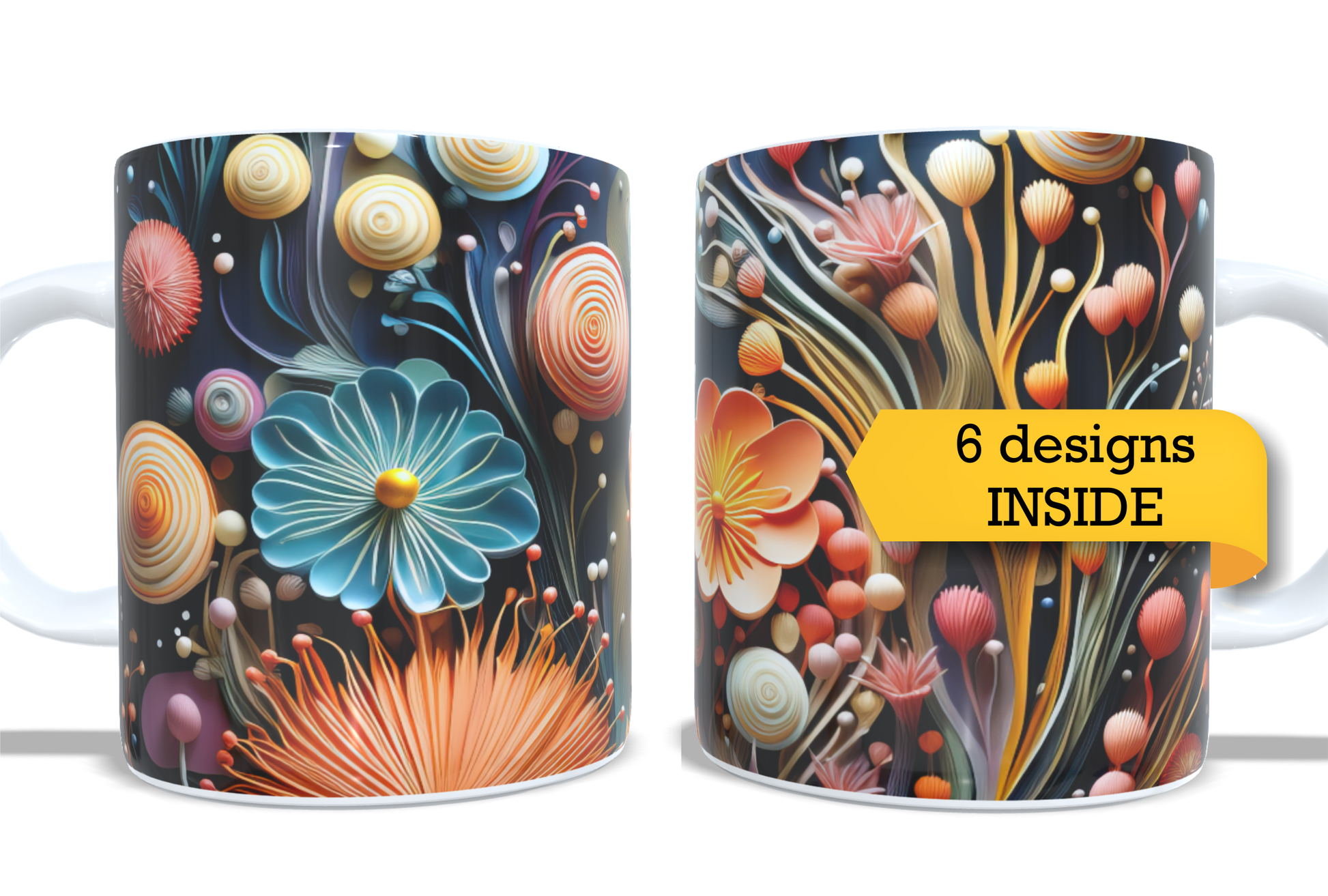 Colourfull Coffee and Tea Mug. Coffee Cup. Tea Mug. 