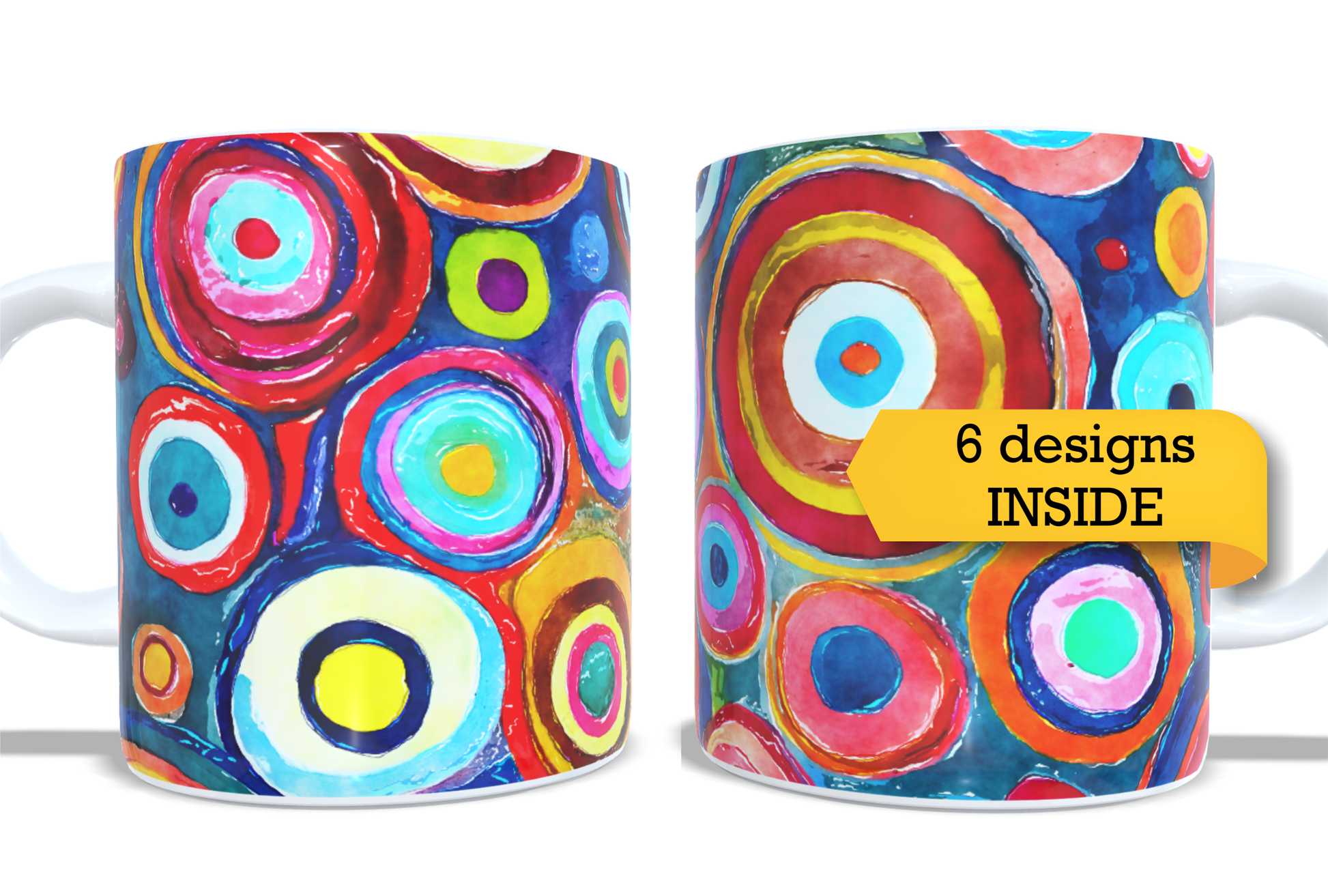 Colourfull Coffee and Tea Mug. Coffee Cup. Tea Mug. 