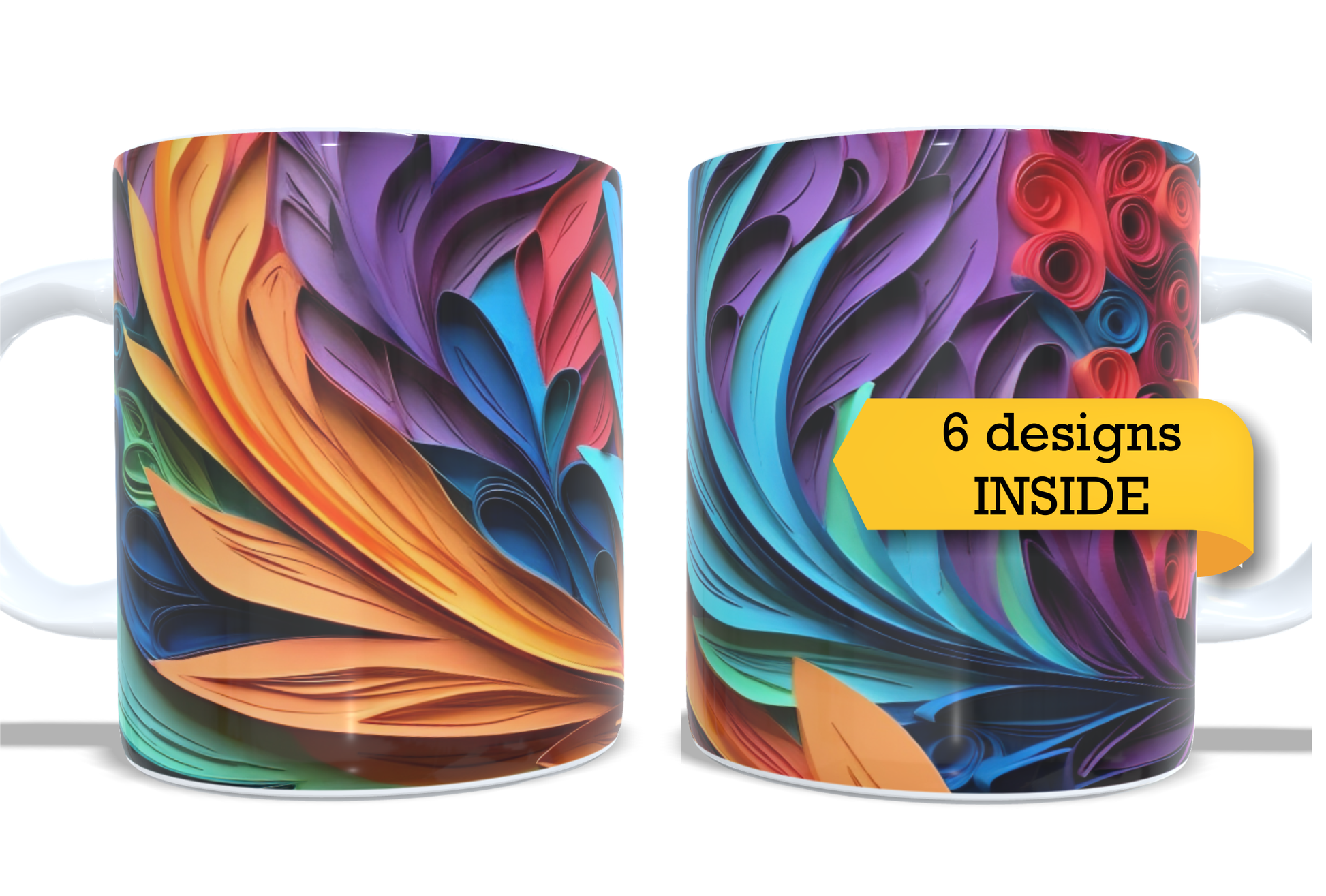 Colourfull Coffee and Tea Mug. Coffee Cup. Tea Mug. 