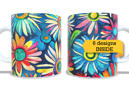 Colourfull Coffee and Tea Mug. Coffee Cup. Tea Mug. 