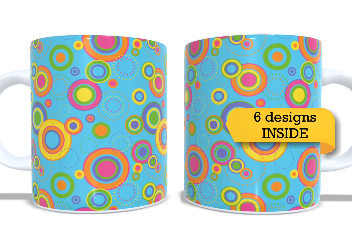 Colourfull Coffee and Tea Mug. Coffee Cup. Tea Mug. 