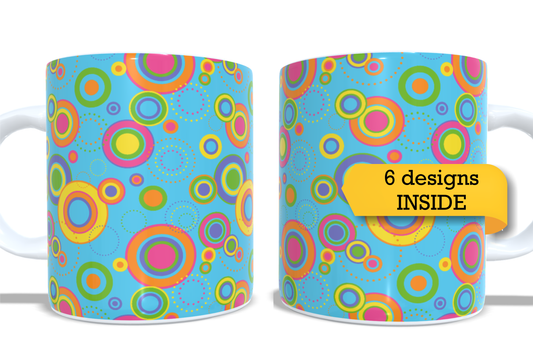 Colourfull Coffee and Tea Mug. Coffee Cup. Tea Mug. 