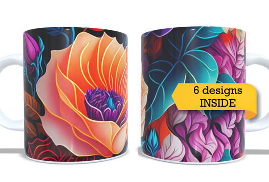 Colourfull Coffee and Tea Mug. Coffee Cup. Tea Mug. 