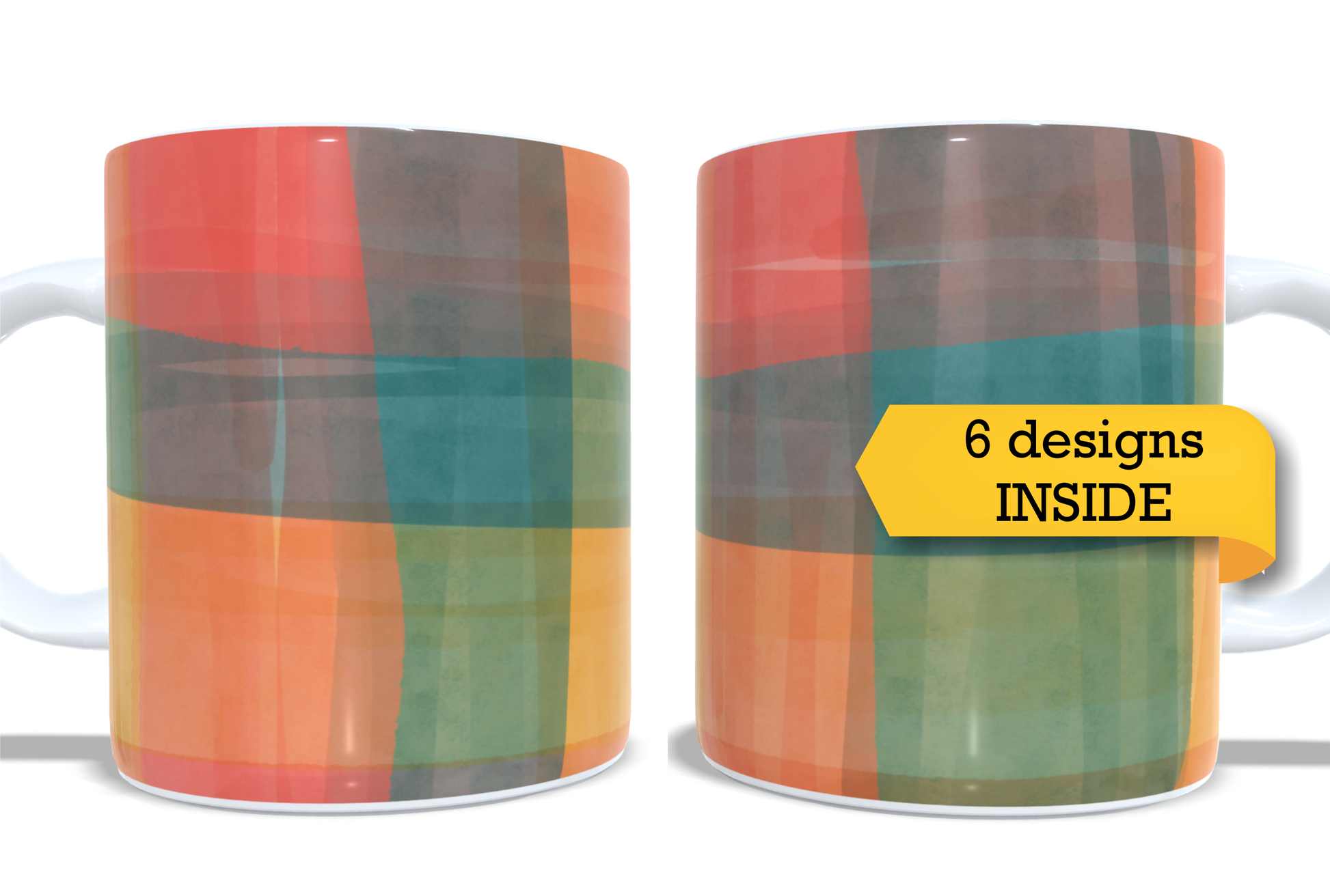 Colourfull Coffee and Tea Mug. Coffee Cup. Tea Mug. 