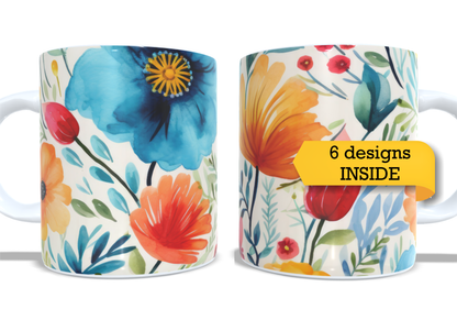 Colourfull Coffee and Tea Mug. Coffee Cup. Tea Mug. 