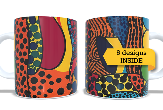 Colourfull Coffee and Tea Mug. Coffee Cup. Tea Mug. 